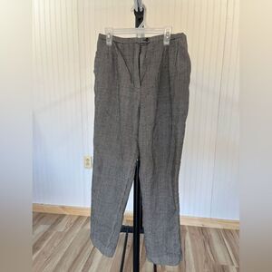 Andrea Viccaro vintage wool Elegant Black and White houndstooth Women's Trousers